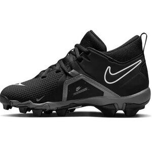 Nike Alpha Menace 3 Shark football Cleats CV0583-010 Youth 4Y (Wide) Black New